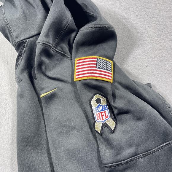 Denver Broncos Hoodie Youth Large NFL Football Salute to Service Therma Fit Nike - Picture 9 of 10